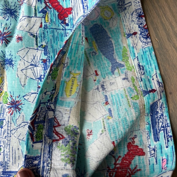 Vineyard Vines Women’s Edgartown Print Scene 4” Inseam Shorts-Size 14 - Picture 6 of 6